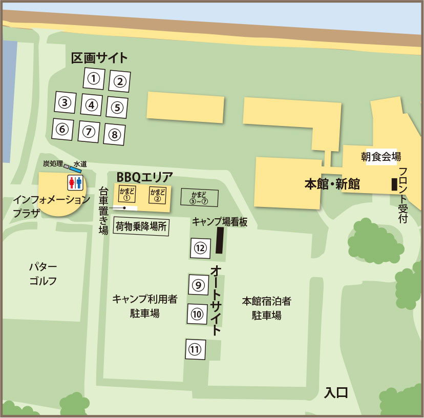キャンプ場Map